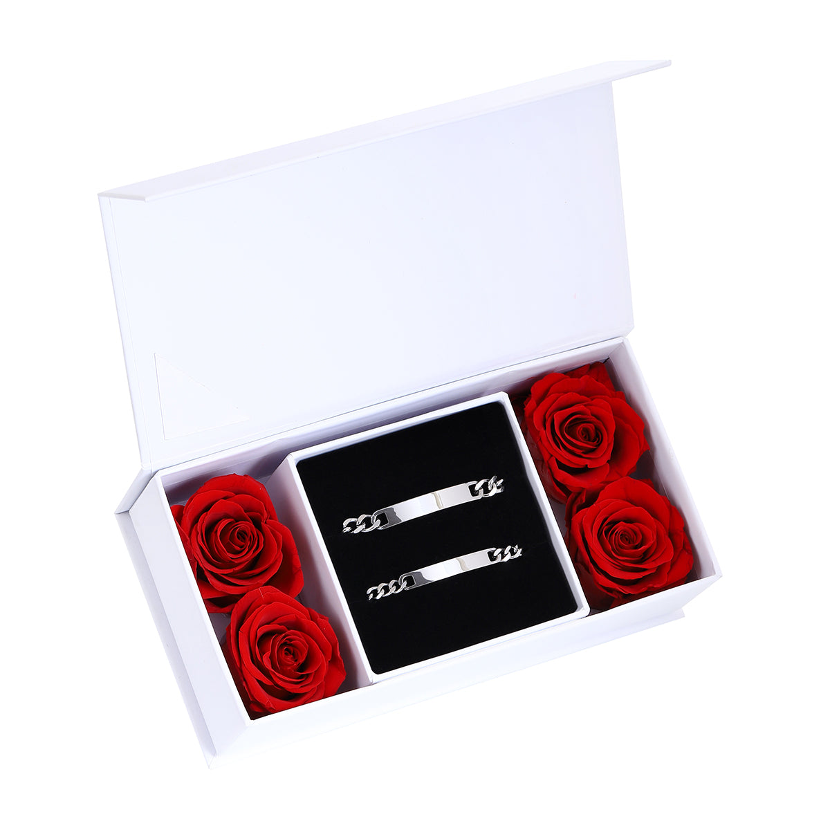 Forever Love Bracelet & Rose Gift Set
